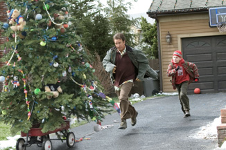 Tim Allen and the kid from Malcolm in the Middle chase after the true meaning of Christmas.