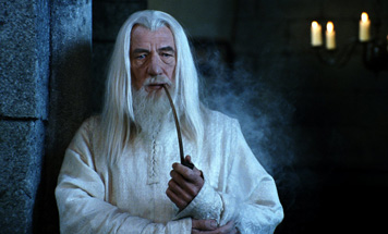 We may never know the wacky tobacky that Gandalf was smoking.