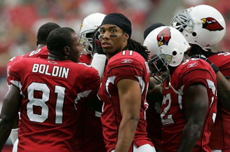 Even Larry Fitzgerald can't believe most of BOP is predicting a Cardinals win.