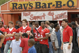 Football and BBQ: What could be a better representation of Texas living?