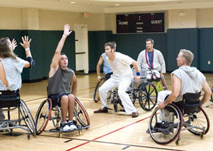 Will Ferrell cheats at murderball.