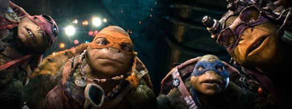 The ninja turtles look like talking poos.