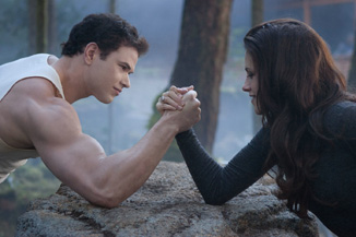 Of *course* there is an arm-wrestling match in this movie. Why wouldn't there be?