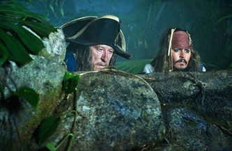 Looking at their eyes, you can clearly tell which one has drank all the rum.