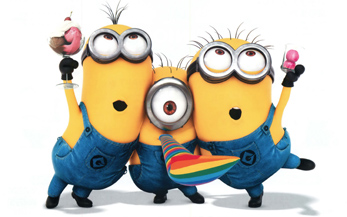 The minions celebrate ruling the world.