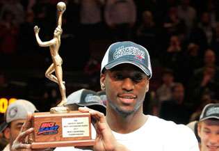 That MVP trophy is...pretty weird.