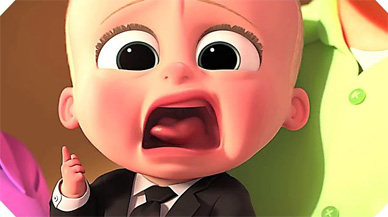 The only good boss baby is one with this face.