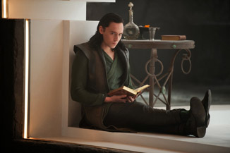 Of course Loki is the more bookish of the brothers.