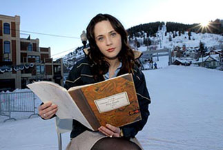 I brought my theme book to Sundance!